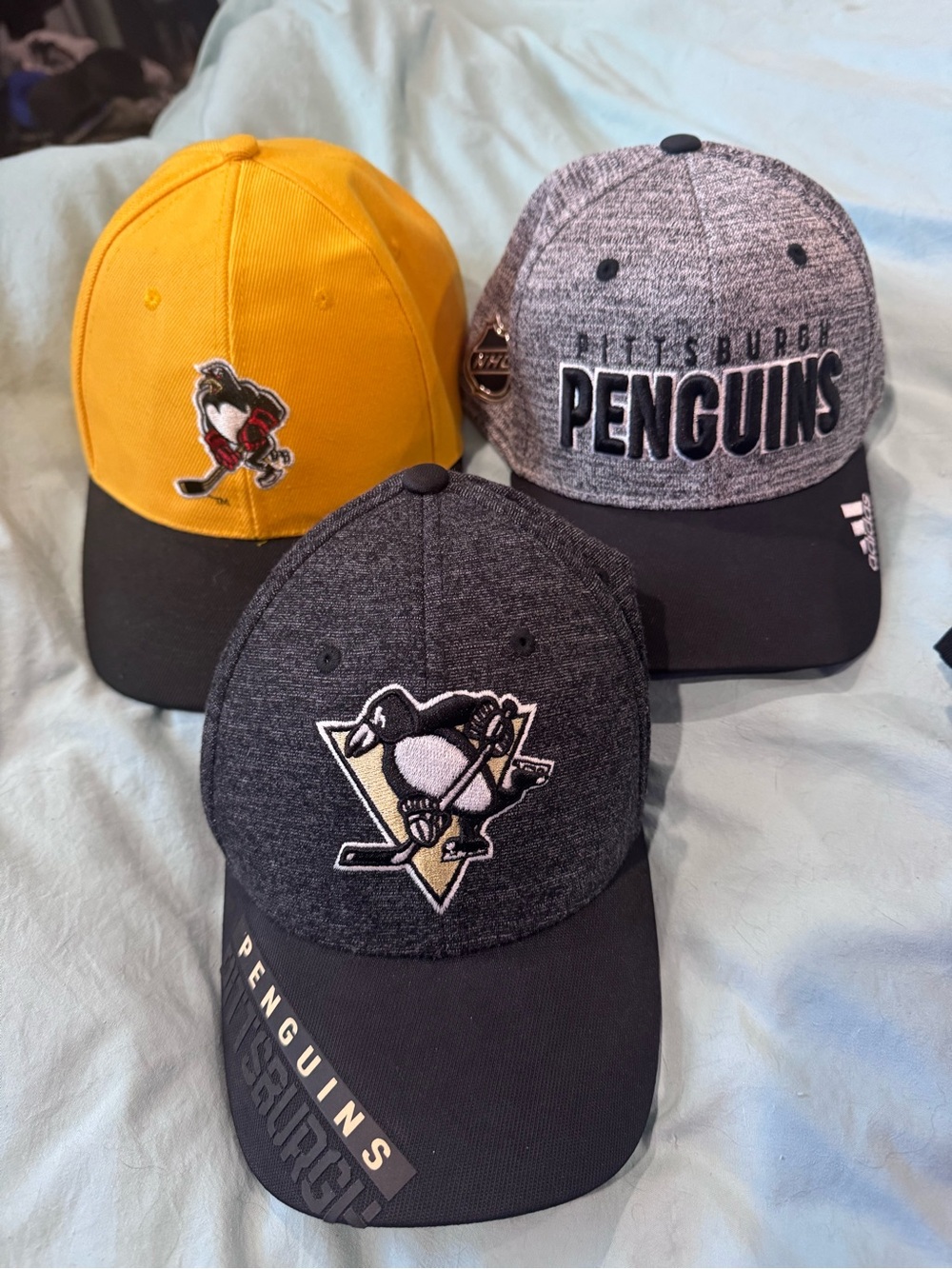Black & Gold Cap - Official Penguins Team Logo